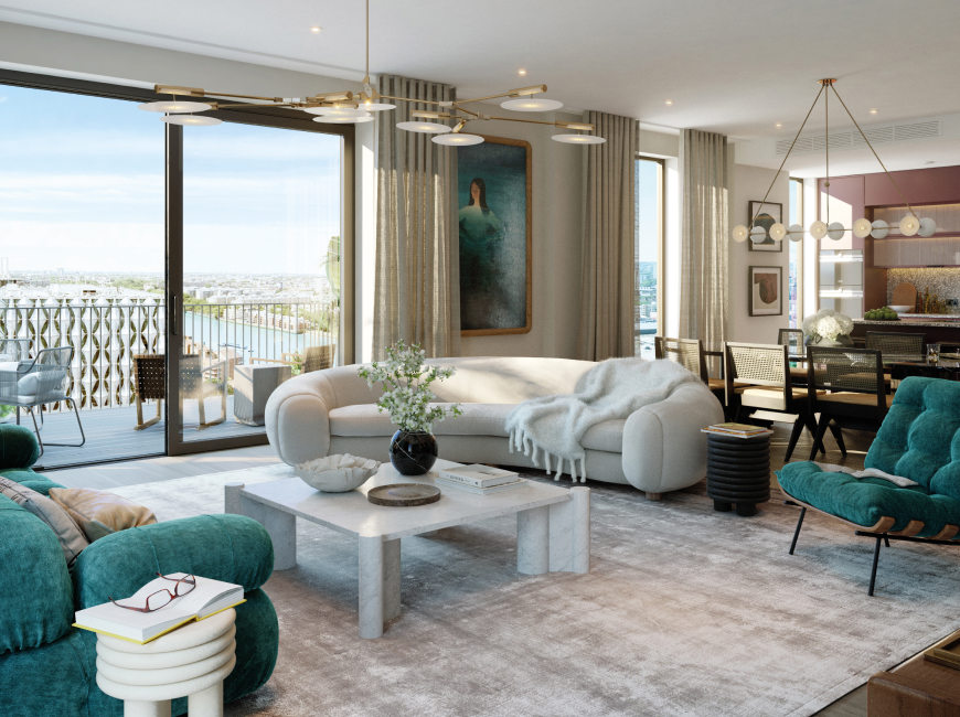Embassy Gardens penthouse interior