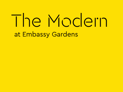 The Modern at Embassy Gardens logo design